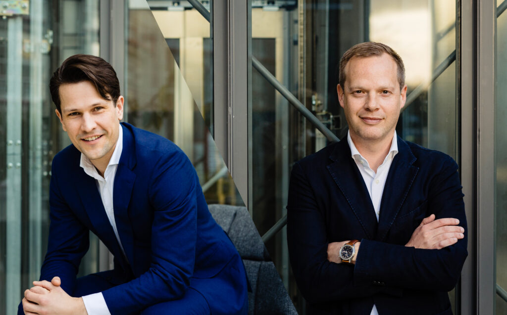 Portretfoto van de nieuwe directeuren; Ronald Hensen en Eric van Diest.